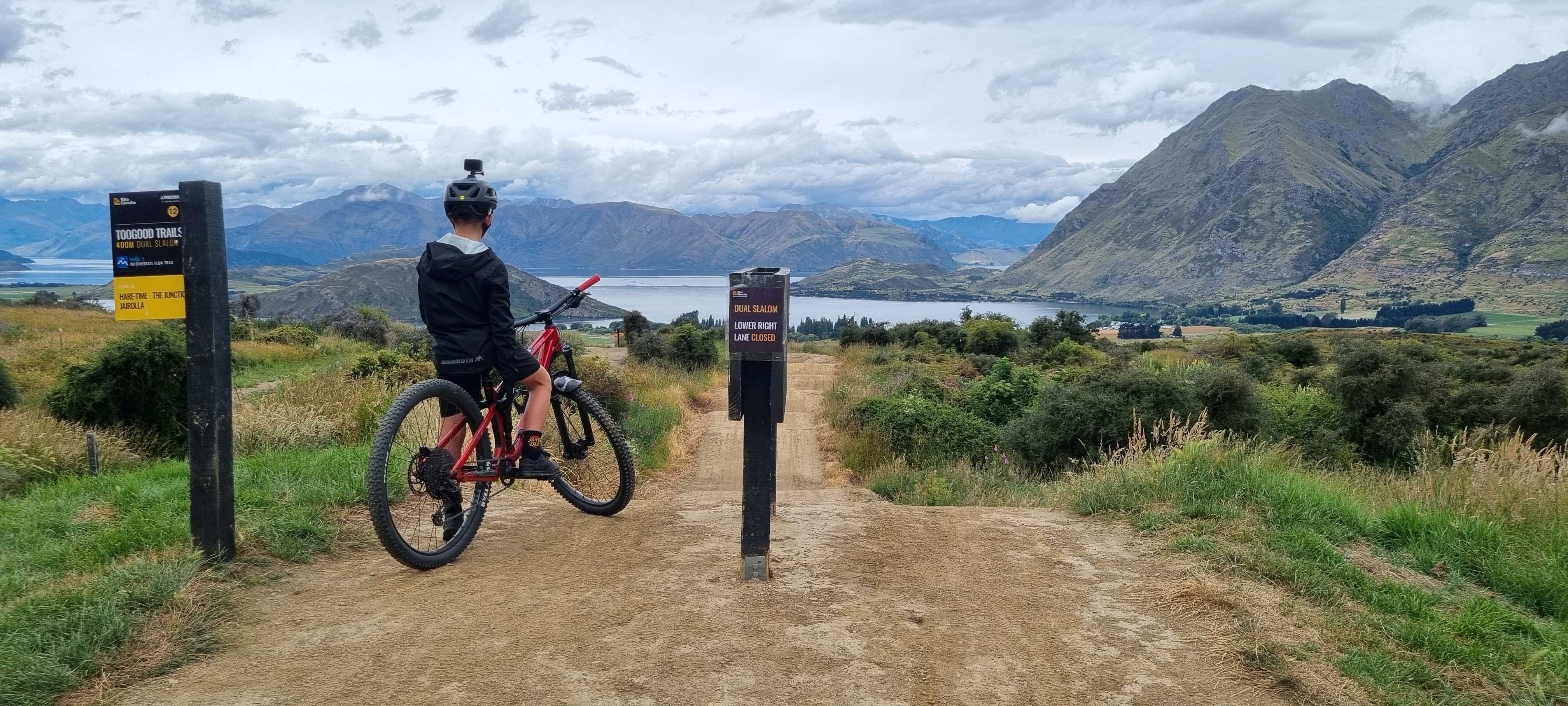 Enjoying our pristine environment in the best way. Glendhu Bay, Central Otago